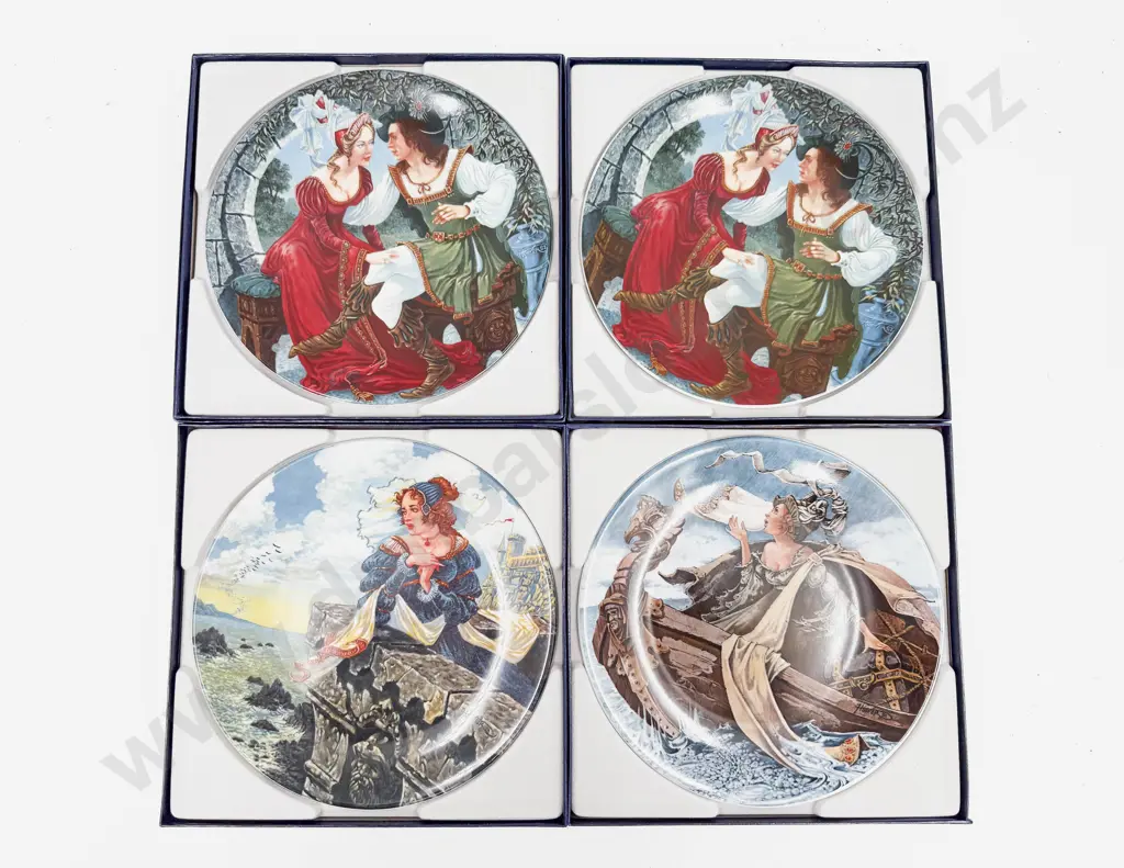 Eight Assorted Boxed Comm. Plates Image 1++