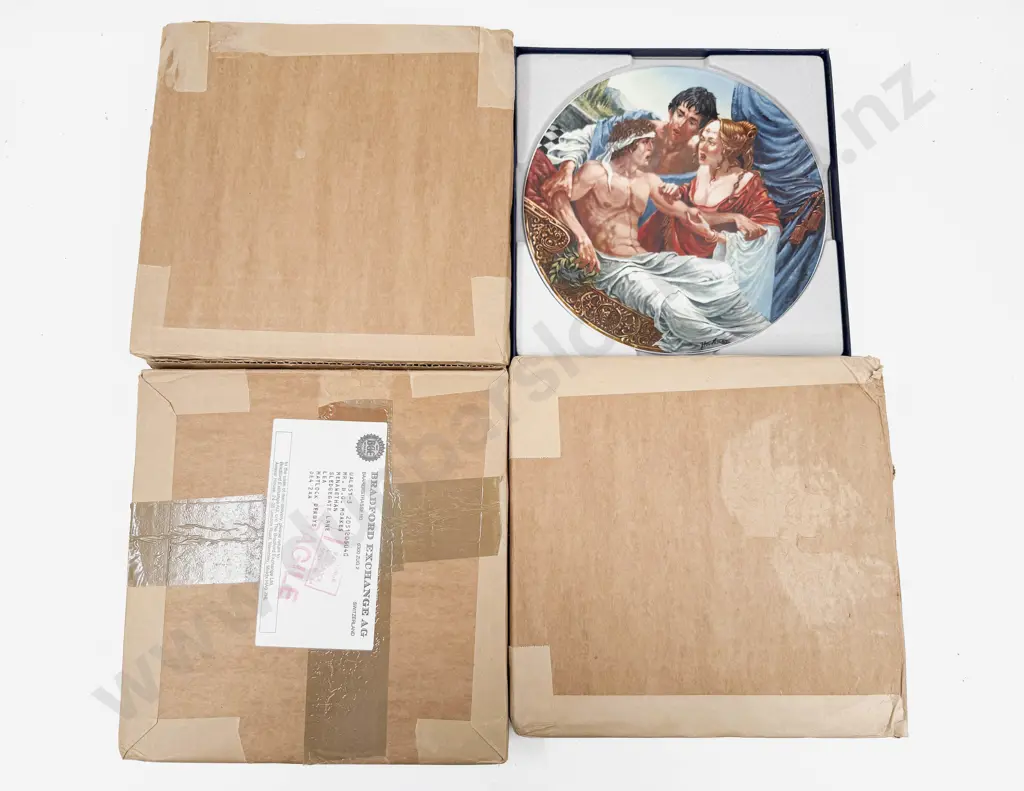 Eight Assorted Boxed Comm. Plates Image 1++