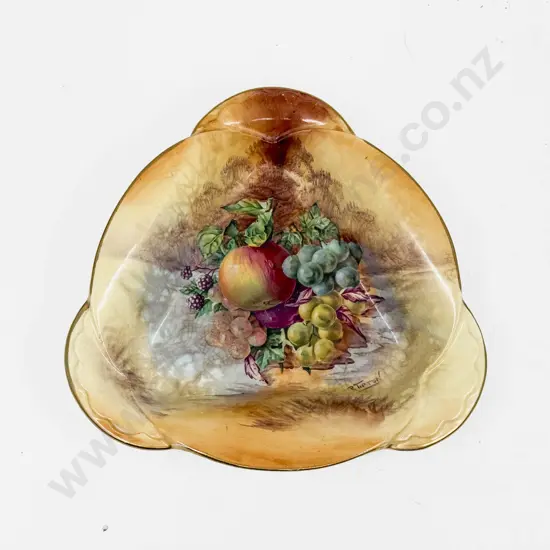 Crown Devon "Devon Glory" Triangular Dish