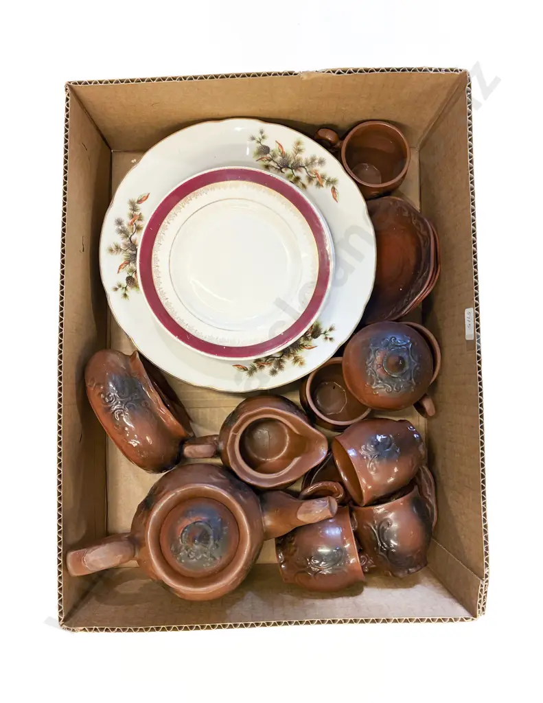 Terracotta Part Tea Set and Assorted Fancy China Image 1++