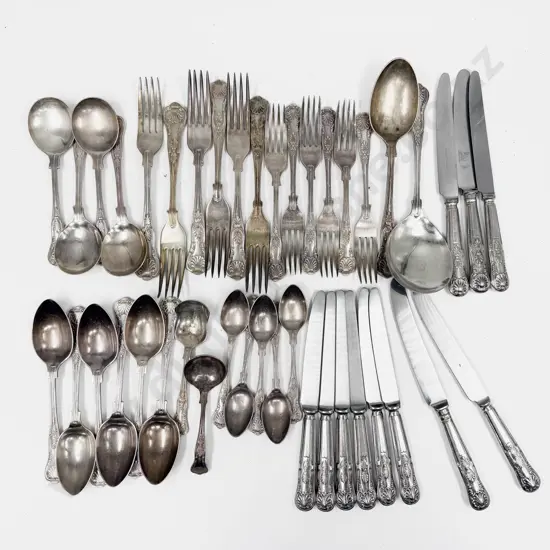 Qty of Kings Pattern S/P Cutlery