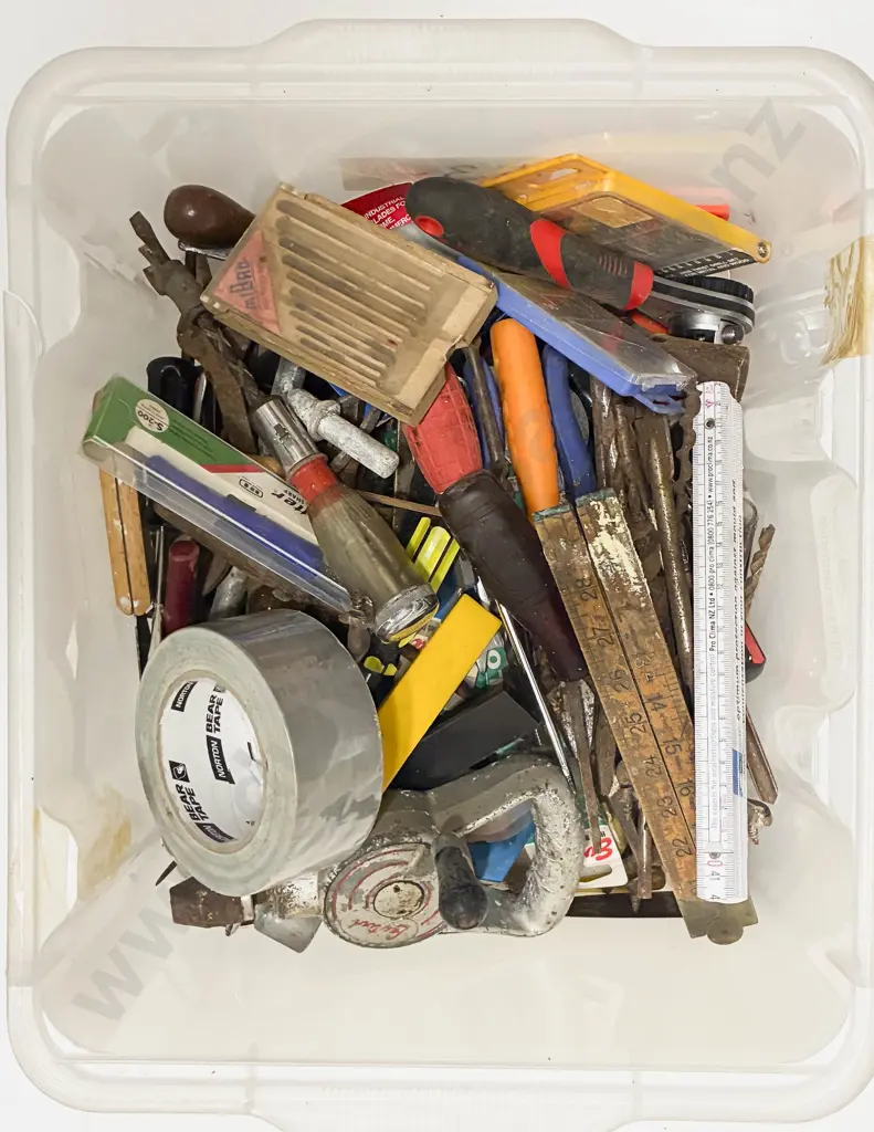 Three Tubs of Assorted Tools & Accessories Image 1++