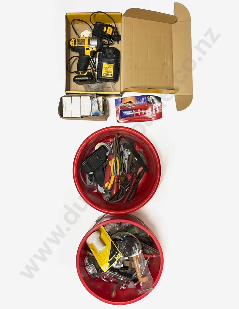 Three Tubs of Assorted Tools & Accessories Image 1++