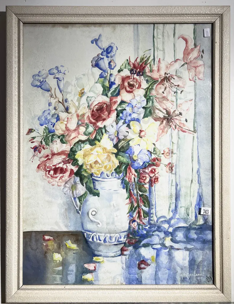 M. Sutherland - Watercolour Still Life Image 1++