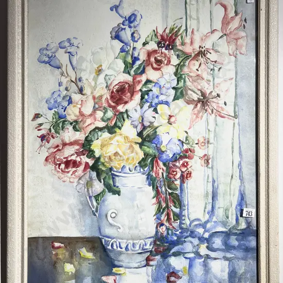 M. Sutherland - Watercolour Still Life