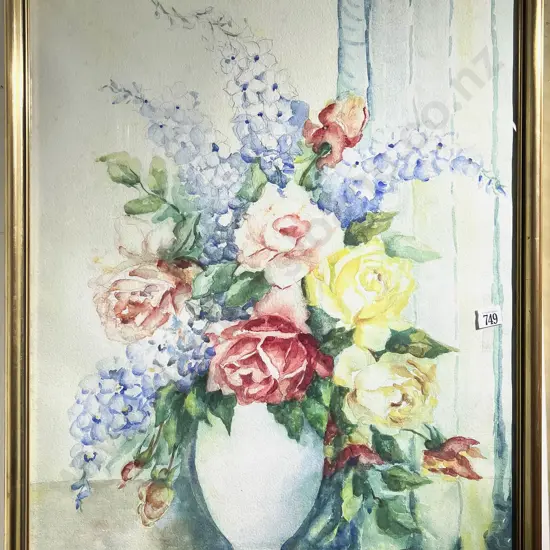 M. Sutherland - Floral Still Life - Watercolour