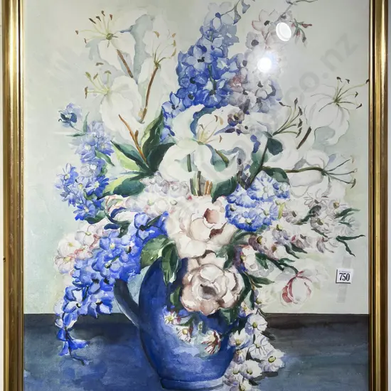 M. Sutherland - Floral Still Life - Watercolour