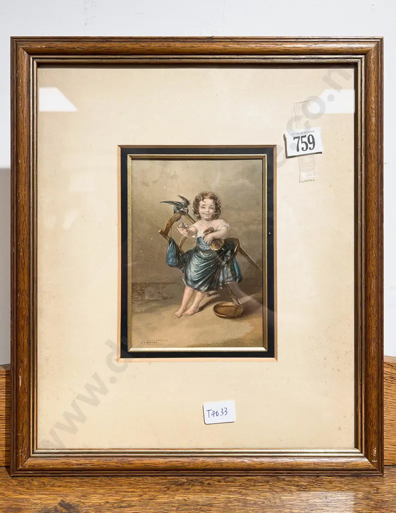 Victorian Baxter Print, Circa 1858 Image 1++