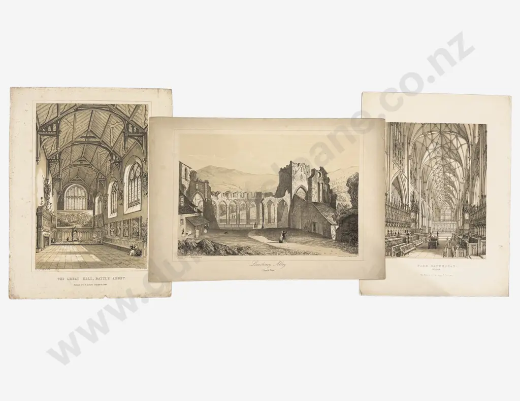 Qty of Assorted Loose Vintage Etchings Image 1++