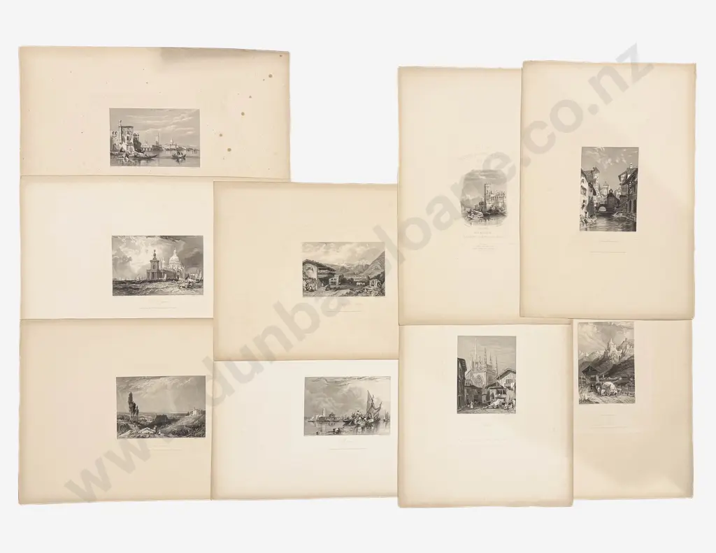 Qty of Assorted Loose Vintage Etchings Image 1++