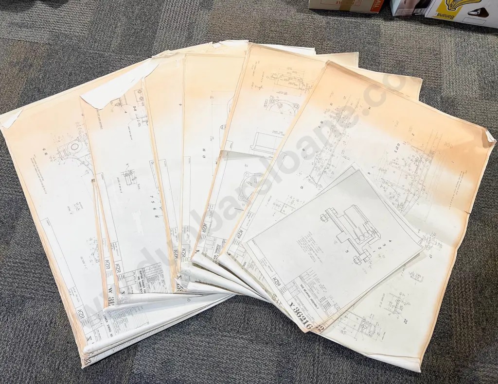 Large Qty of Assorted NZR Architectural Plans Image 1++