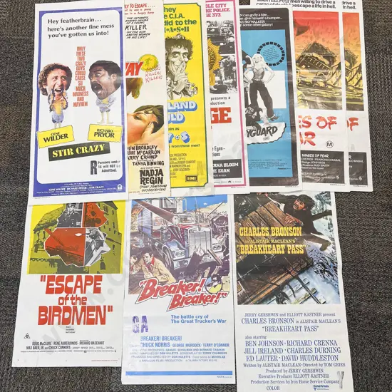 Qty of Assorted Vintage Movie Posters