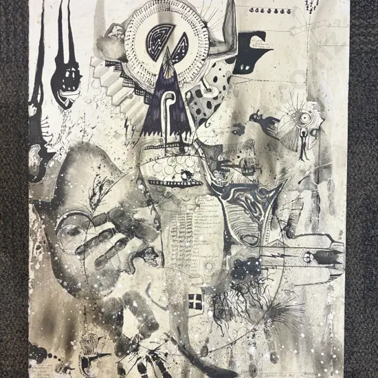 James Robinson - Abstract - Mixed Media on Paper (Unframed)