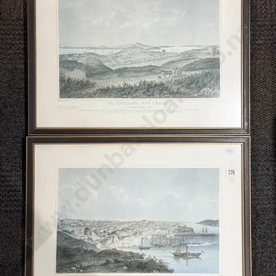 Two Framed NZ Historical Prints