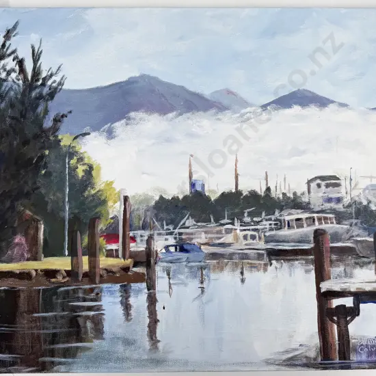 Esme Colville - "Havelock Marina" - Acrylic on Canvas