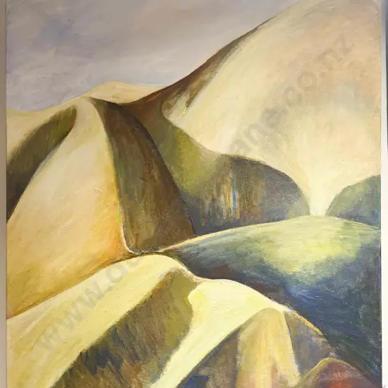 Patricia J. Bell - Hilltop Study - Oil on Canvas
