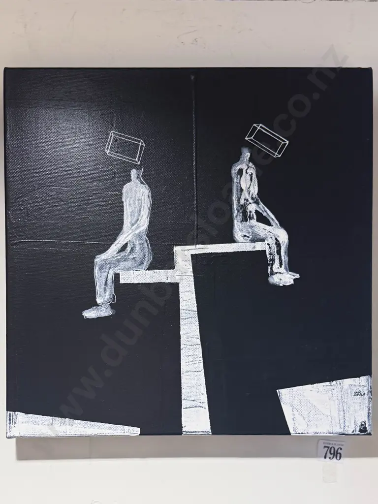 Sarah Allisser - "Where Are You" - Mixed Media on Canvas Image 1++