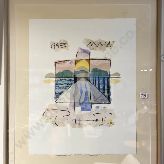Rob Piggott - "Maia XI" - Monotype/Collage