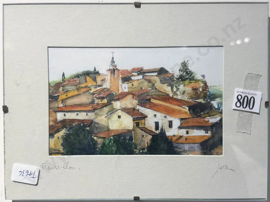 Signed Jean - "Roussillon" - Watercolour Image 1++