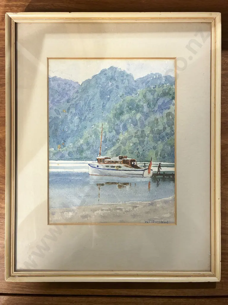 W M Barraud - Lake Okataina - W/C Image 1++