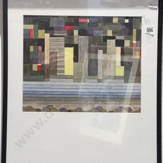 Indistinctly Signed - Abstract - Watercolour