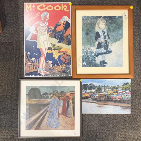Four Assorted Prints