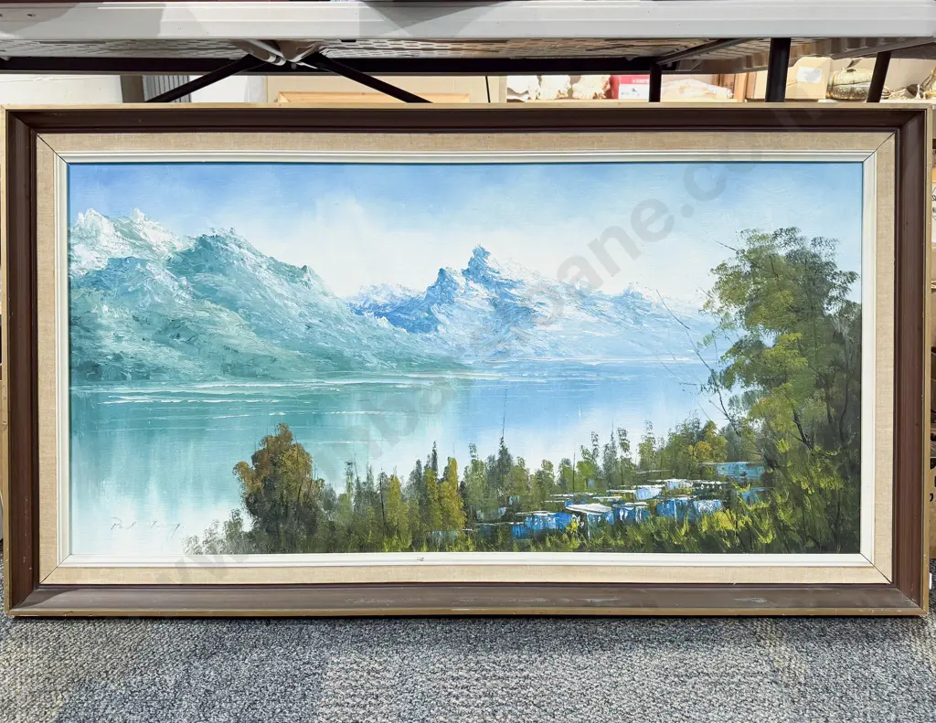 Indistinctly Signed - "Walter Peak" - Oil on Board Image 1++