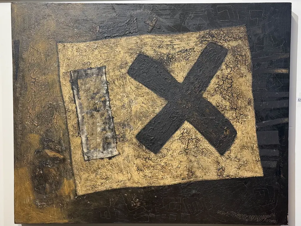 Gail Gauldie - "Time Markers" - Mixed Media on Canvas Image 1++