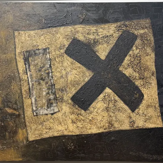 Gail Gauldie - "Time Markers" - Mixed Media on Canvas