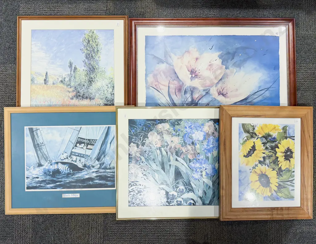 Five Framed Prints Image 1++