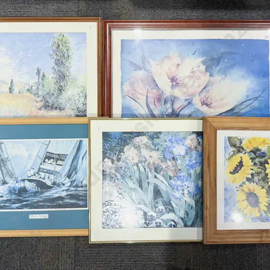 Five Framed Prints