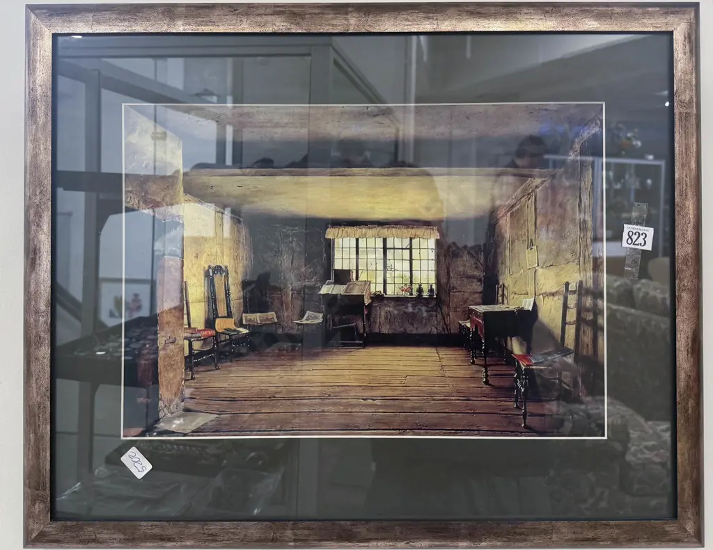 Henry Wallis - "The Room in Which Shakespeare Was Born" - Reproduction Print Image 1++