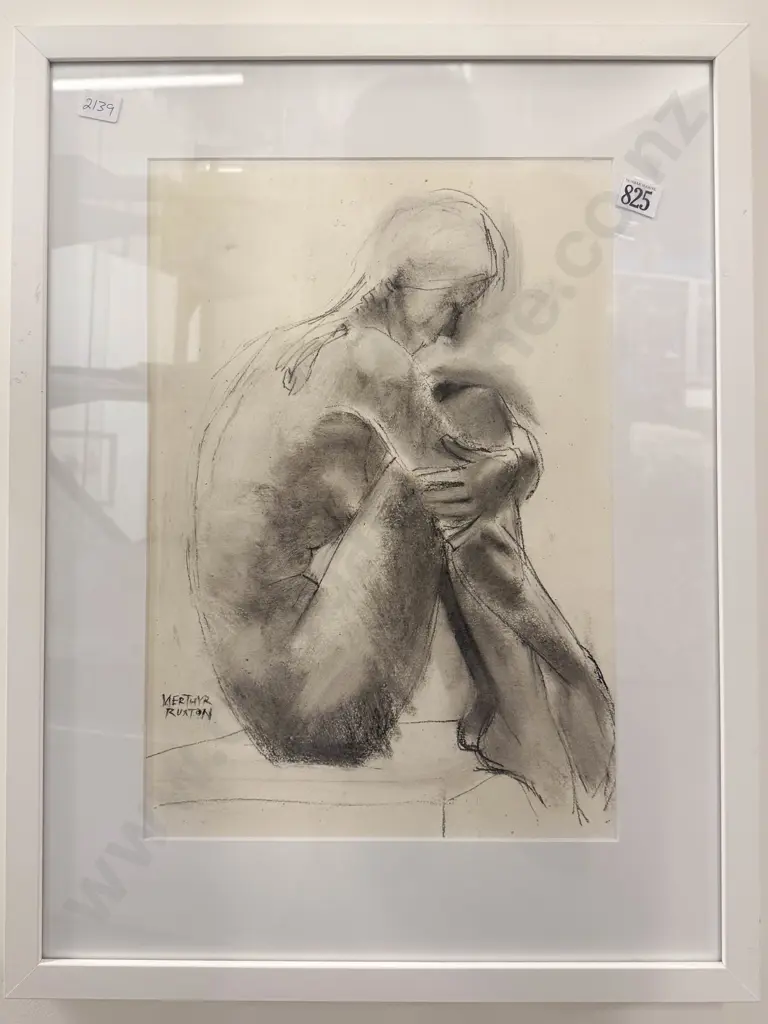 Merthyr Ruxton - Nude Study - Pastel Image 1++