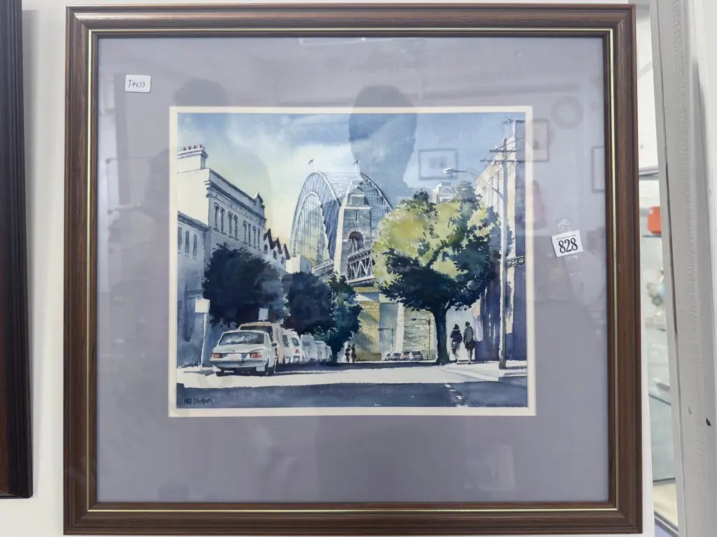 Phil Dickson - "A Quiet Street the Rocks Sydney" - Watercolour Image 1++