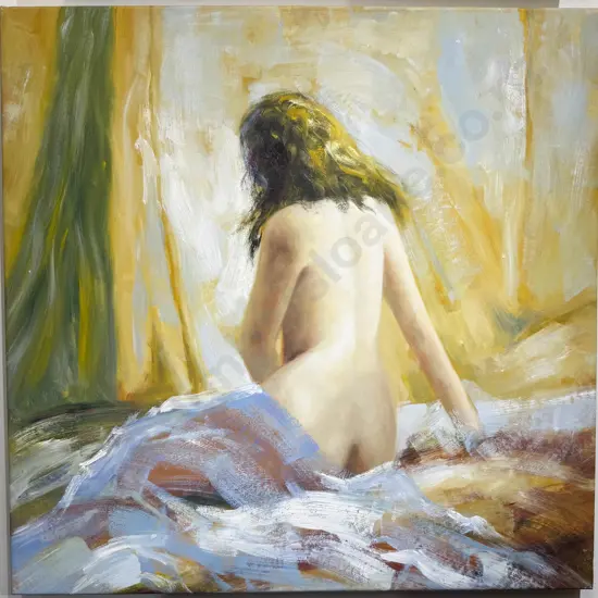 Unknown Artist - Nude Study - Oil on Canvas