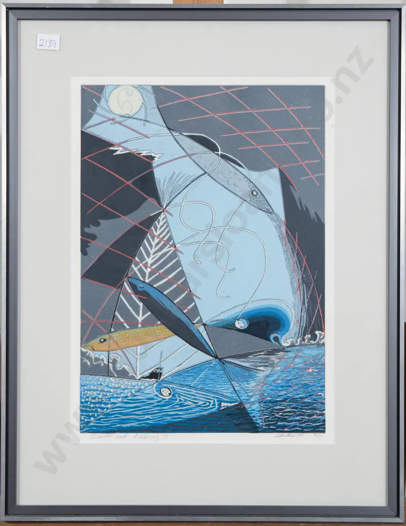 Signed Carter - "Draft Net Fishing II" - Ltd Edition Print 7/10 Image 1++