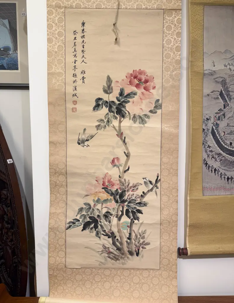 Two Chinese Scroll Works Image 1++