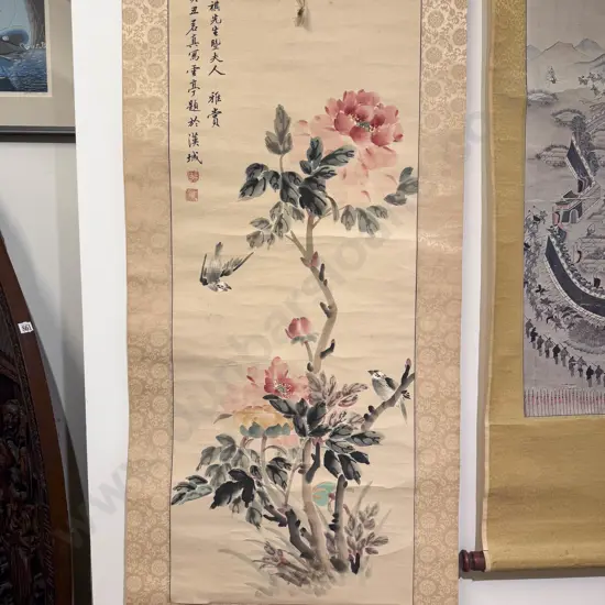 Two Chinese Scroll Works