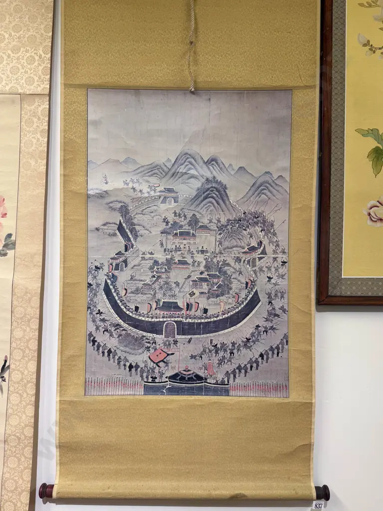 Japanese Scroll Print - "Dongnaebu Sunjeoldo" Image 1++