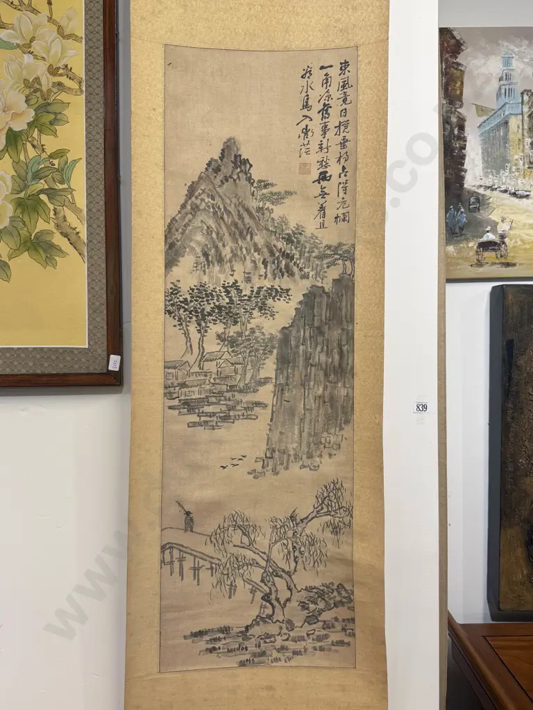 Two Chinese Scroll Works Image 1++