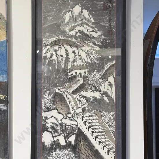 Chinese Watercolour of The Great Wall of China