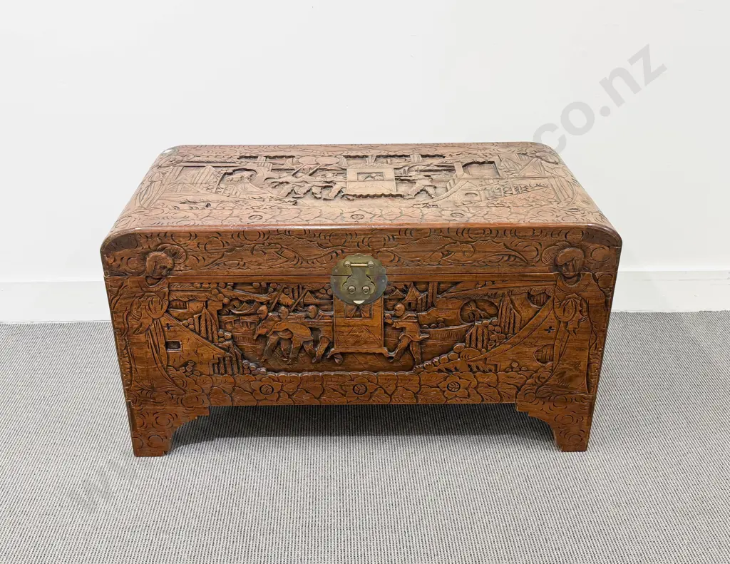Carved Camphorwood Chest Image 1++
