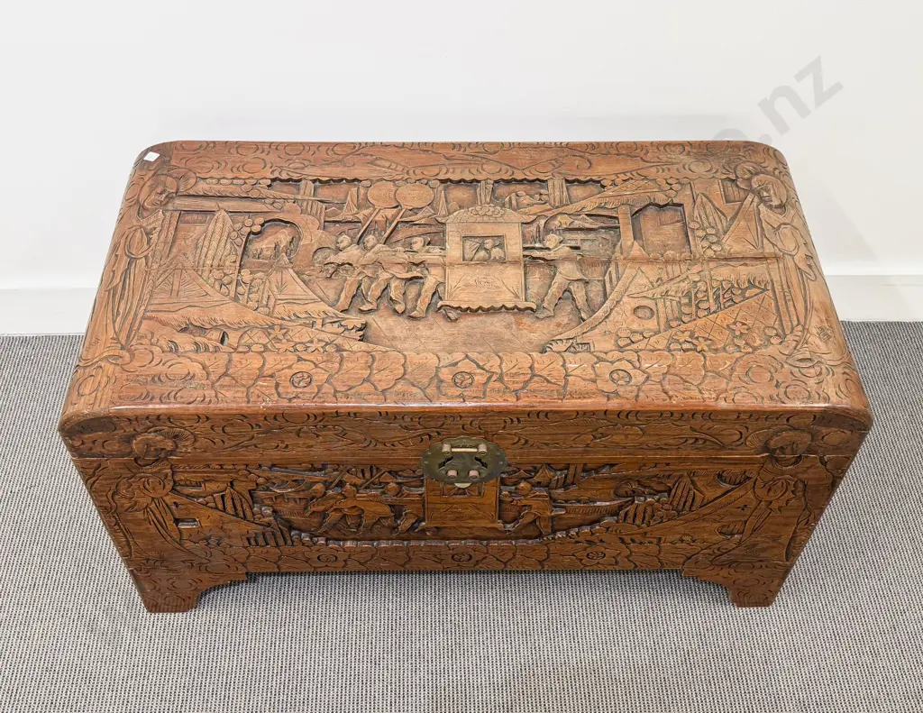 Carved Camphorwood Chest Image 1++