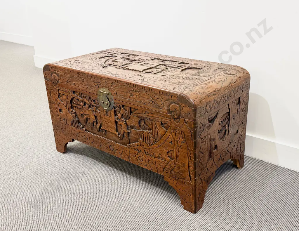 Carved Camphorwood Chest Image 1++