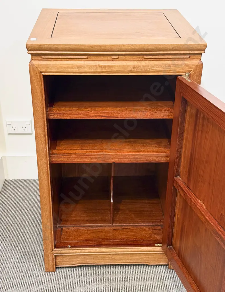 Modern Chinese Rosewood Three Piece Entertainment Suite Image 1++