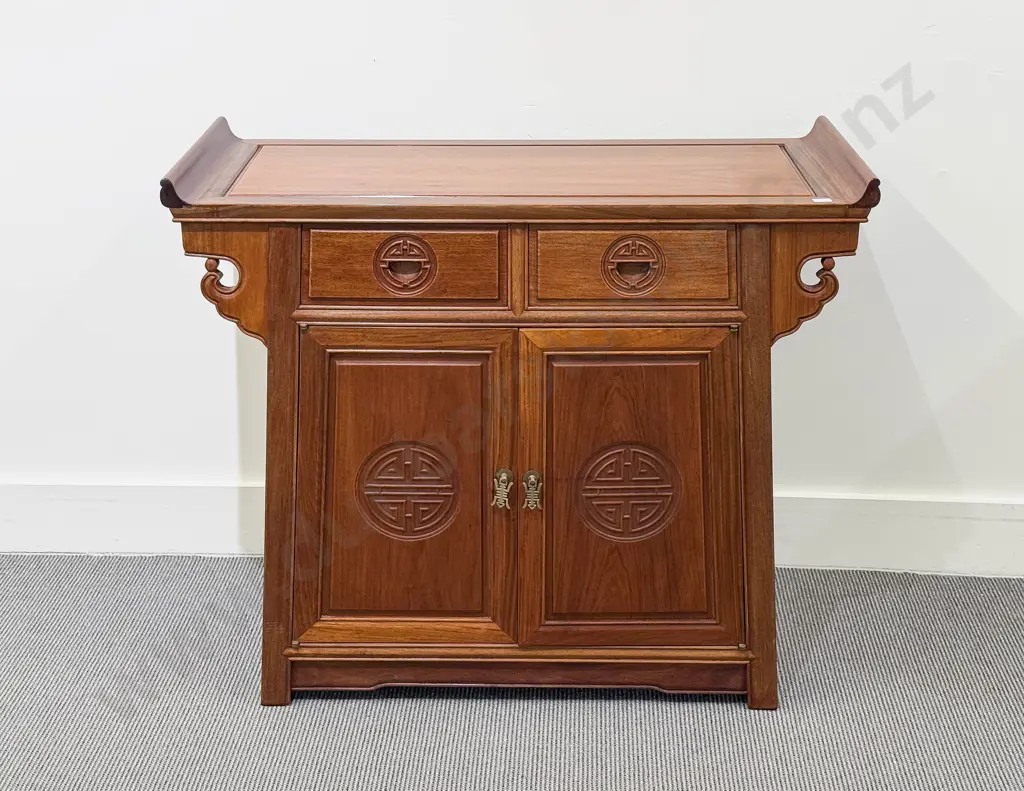 Chinese Rosewood Side Cabinet Image 1++