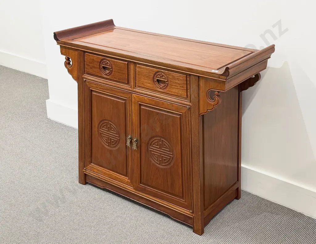 Chinese Rosewood Side Cabinet Image 1++