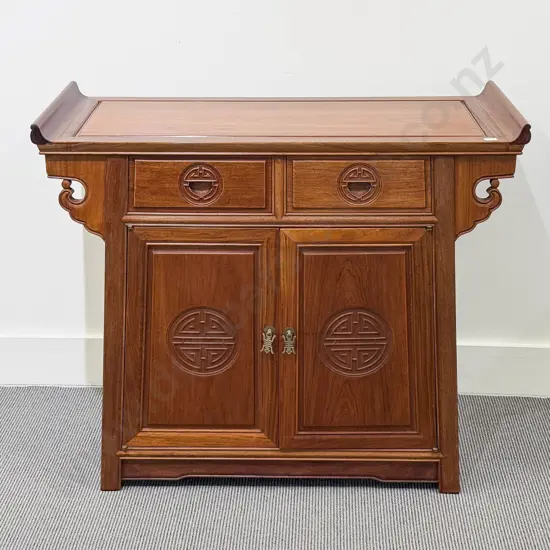 Chinese Rosewood Side Cabinet