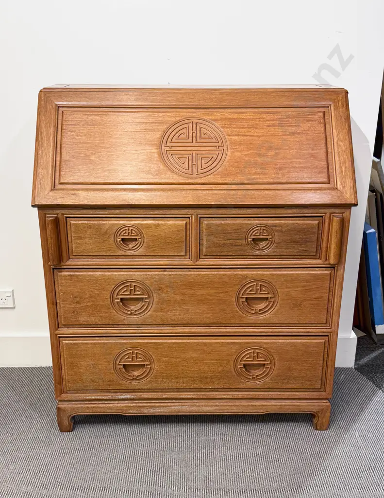 Chinese Rosewood Writing Bureau Image 1++
