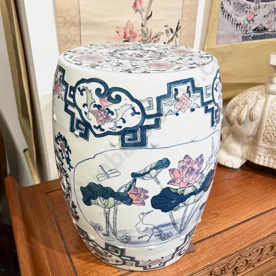 Chinese Ceramic Garden Stool